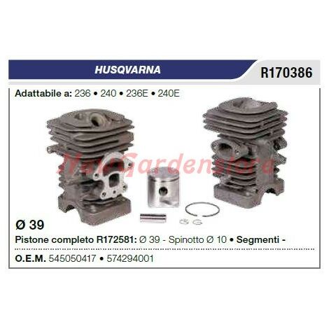 Cilindro pistone segmenti HUSQVARNA motosega 236 240 236E 240E R170386