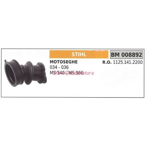 Collettore Aspirazione In Gomma Per Motosega Cinese 25 CC, Diametro Attacco Carburatore 14mm, Foro Laterale 13mm, Ricambio Potatura