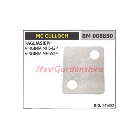 Filtro aria MC CULLOCH tagliasiepi VIRGINIA MH542P MH555P 008850