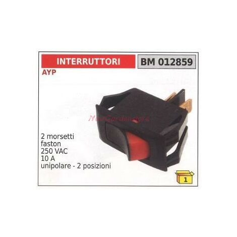 Set 6 Interruttori A Bilanciere Rotondi On/Off | 6A 250V 10A 125V | Per Auto, Moto, Elettrodomestici