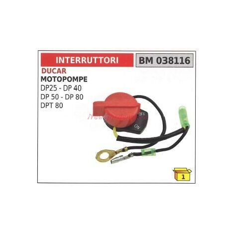 Interruttore DUCAR motopompe DP 25 40 50 80 DPT 80  038116