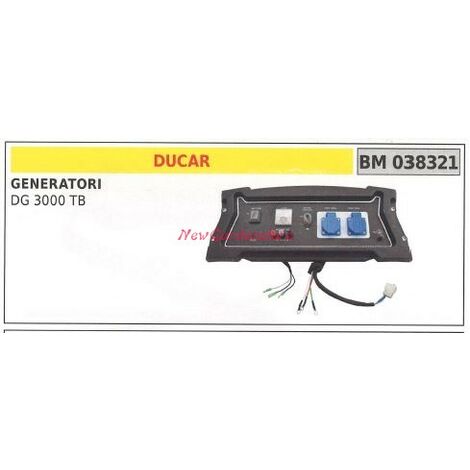 Quadro pannello di controllo DUCAR per generatore DG 3000 TB 038321