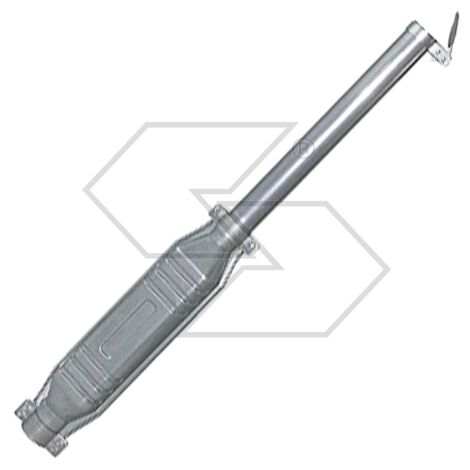 TERMINALE DI SCARICO TONDO DRITTO 63 mm ACCIAIO CROMATO EVOKE IN ACCIAIO INOX FINALINO ESTETICO CON STAFFA DI MONTAGGIO - AF Racing