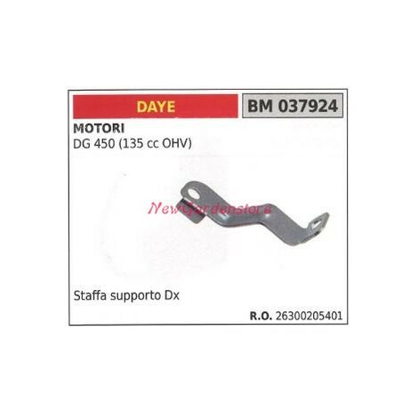 Supporto dx Serbatoio carburante DAYE motore decespugliatore DG 450 037924