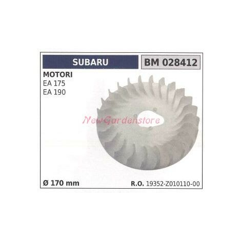 Ventola in plastica SUBARU motore EA 175 190 Ø170mm 028412