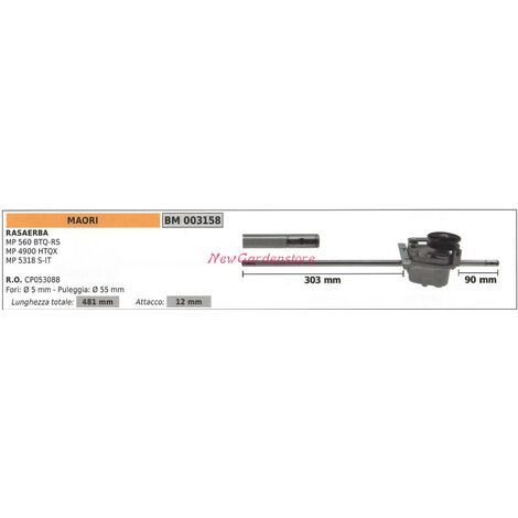 Trazione semovenza MAORI rasaerba tosaerba tagliaerba MP 560 BTQ-RS 003158