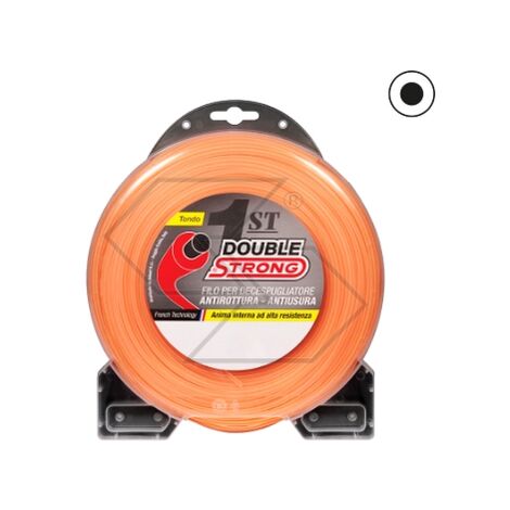 Valva filo per decespugliatore DUBLE STRONG sezione tonda Ø 2,7mm lunghezza 72 m