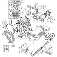 Guarnizione scarico K.15263-12370 TURBO1 ORIGINALE GIANNI FERRARI 00.55.01.0210