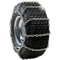 Coppia catene da neve ruota pneumatico trattorino 6.00-6 16x6.50-8