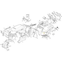 COPERTURA RUOTE TCX NERO ORIGINALE STIGA - 325109802/0