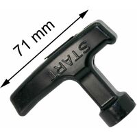 Impugnatura avviamento grande standard decespugliatore motosega 71 mm 340007