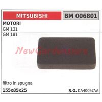 Filtro aria MITSUBISHI motore a 2 tempi decespugliatore tagliasiepi GM131 006801