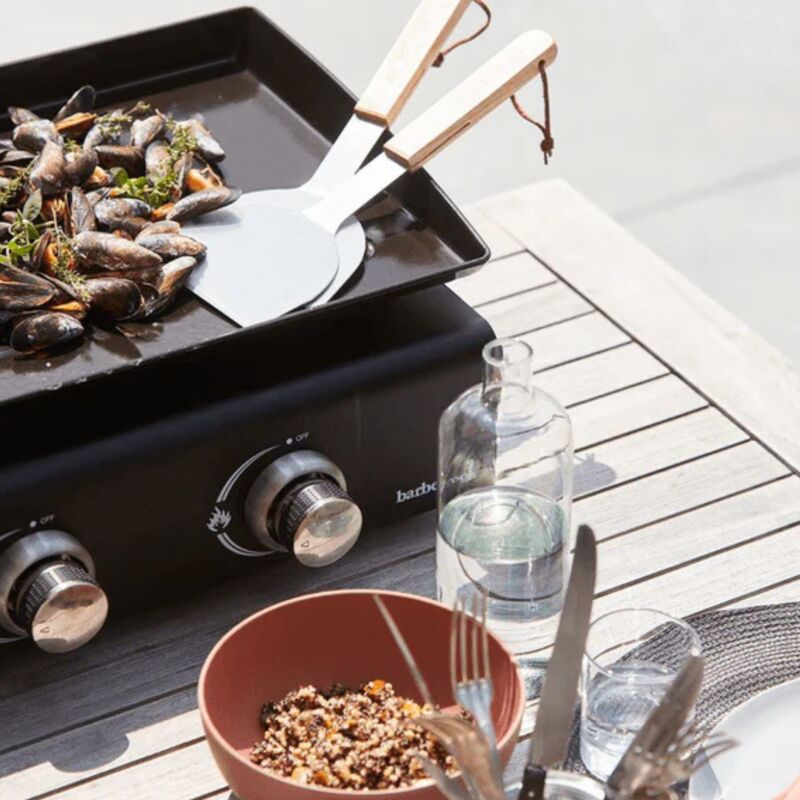 Spatole Barbecook In Acciaio - Per Piastre E Griglie, Set Da 2 - Foto 3