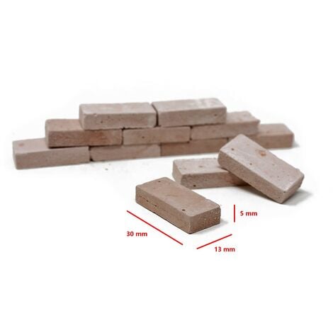 Mattoncini in Resina set 12 pezzi 30x13 mm 10779