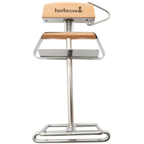 Alza Griglia Per Barbecue - In Legno D'Acacia E Acciaio Inox, Per Griglie In Ghisa O Acciaio - Foto 3