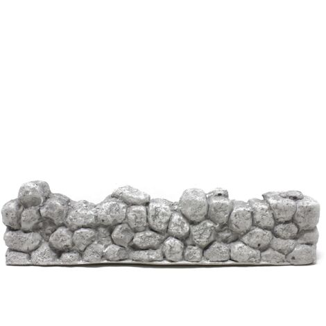 Muretto Dritto con Pietre 20 cm per Presepe 11429