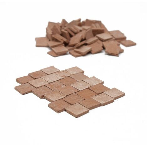 Piastrelle Quadrate in resina Miniatura per Presepe 1 cm 86905
