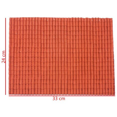 Tiny Tiles TT12WG – 250 Tegole In Miniatura Grigio Usurato Scala 1:12, Stirene, Fatte A Mano UK