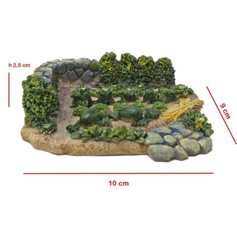 Orto 10x9,5x3 cm Miniature per Presepe in Resina 11274