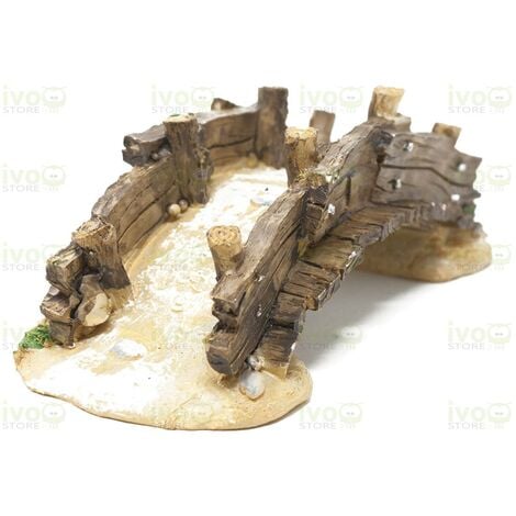 Ponte in Resina 14,5x7 cm Miniature per Presepe C3225