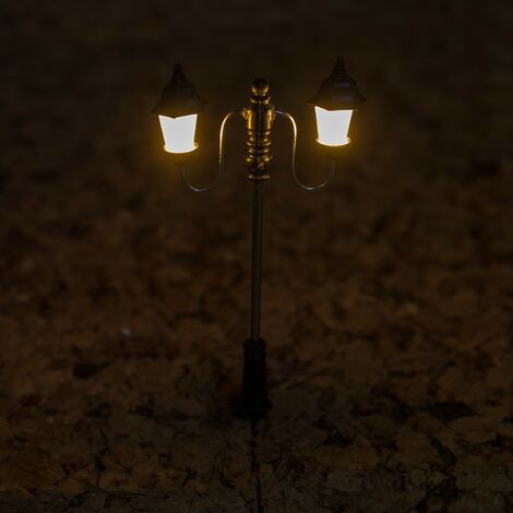 Lampione in Ferro con Doppia Luce 3 V 0,06 W 11690