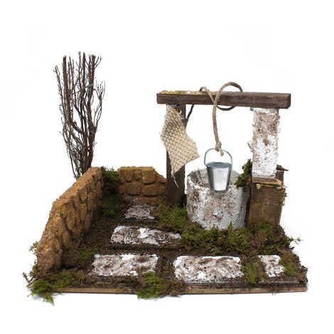 Pozzo con Secchio per Presepe 11408