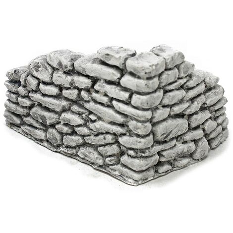 Muretto in Resina 5+6x1x5 cm. ad angolo - 11283