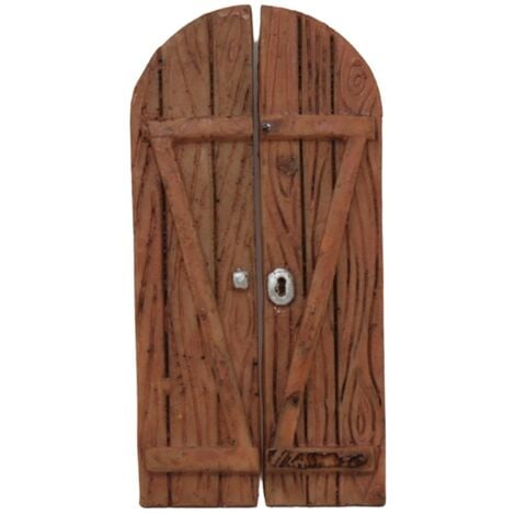 Portone in Resina H 11,5 x 5,5 cm per Presepe C3228