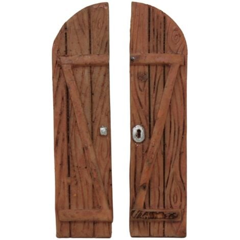 Portone in Resina H 11,5 x 5,5 cm per Presepe C3228