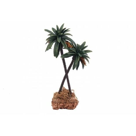 Palma Doppia H 22 cm con Base Alberi per Presepe 781