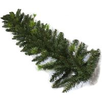 Ghirlanda natalizia classica con rami naturali artificiali 46 cm per Natale in pino con LED Capodanno 