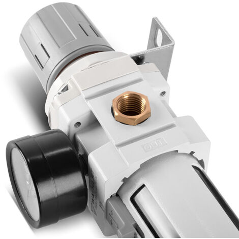 Separatore Acqua Aria Compressa 1/4'' - Filtro Regolatore Per Compressori, In Lega Di Alluminio, Con Attacco Rapido - Foto 13