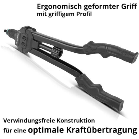 Pinza Per Rivetti Ciechi Con 300 Dadi E Mandrini: Set Completo Per Fai Da Te E Riparazioni - Foto 12