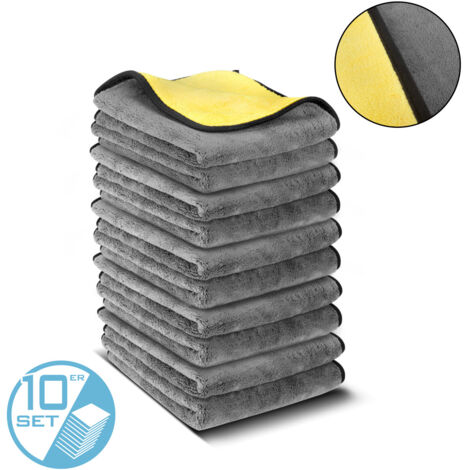 Asciugamani Coreani In Microfibra Per Vetri: 600g/m², 40x40 Cm, Confezione Da 3 Rossi