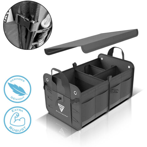 Fortem Organizer, Contenitore per Bagagliaio e portabagagli Auto; Borsa