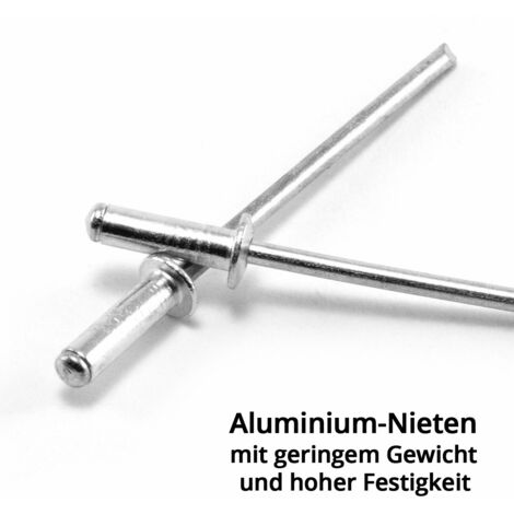 Set Di 8 Rivetti Verniciati Per Targa | Forma A Goccia 4x16 Mm | Assortimento Colori - 4