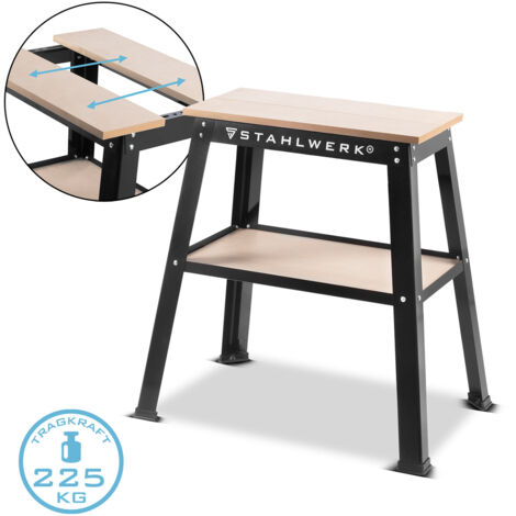 STAHLWERK Cavalletto macchina universale 225 kg tavolo macchina telaio base macchina