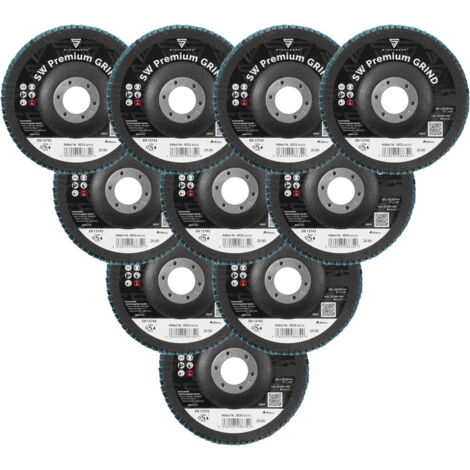 Dischi Abrasivi CSD 125mm Per Smerigliatrice - Set 6 Pezzi Per Rimozione Vernice E Ruggine