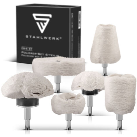 EMSea Set Di 46 Ruote Di Lucidatura, 20 Ruote Di Lucidatura In Gomma Di Silicone, 20 Particelle Di Lucidatura E 6 Aste Di Mandrino Per Fabbricazione Di Gioielli Lavorazione Del Legno