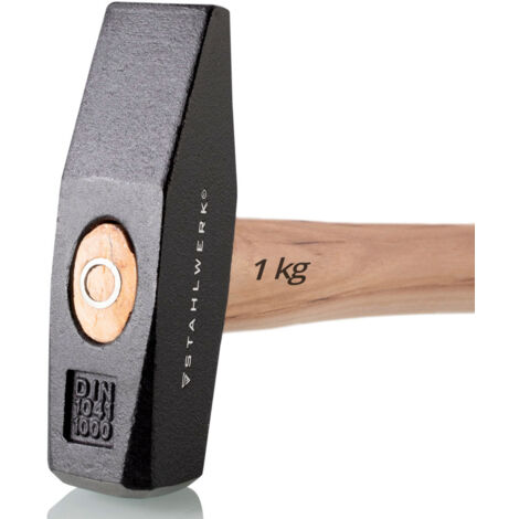 Martello Da Fabbro 200gr S&R | Manico In Legno Di Hickory | Qualità Tedesca - Foto 9