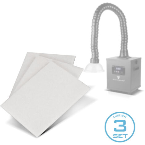 STAHLWERK Juego de 3 prefiltros para unidad de extracción de humos FE-150 ST Filtro de repuesto (1/5)