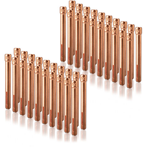 STAHLWERK Juego de 40 manguitos de sujeción 3,2 mm WP SR Binzel 17 18 26
