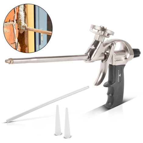 Pistola de espuma STAHLWERK para espuma de PU pistola de espuma de aluminio para la construcción (1/5)