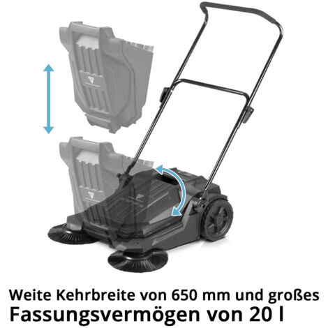 STAHLWERK Barredora Magnética MBK-36 ST: 914 Mm De Ancho, 22,5 Kg De Capacidad – Recoge Clavos Y Tornillos