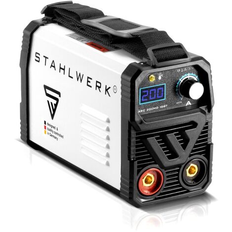 Soldadora STAHLWERK ARC 200 MD - DC totalmente equipada