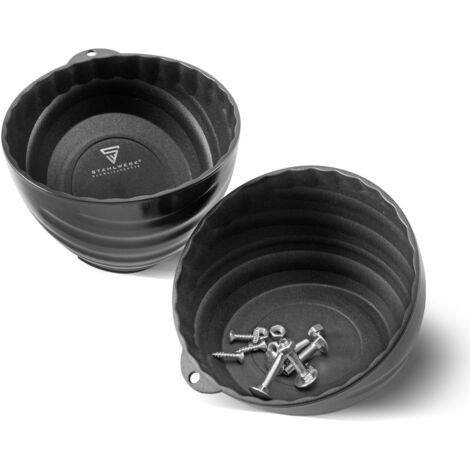 Bandeja Magnética Para Piezas - Tazón De Tornillo De Acero Inoxidable