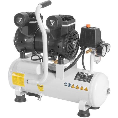 Compresor STAHLWERK 10 bar 2,1 CV 1,6 kW 210 l/min Compresor de aire de 10 l