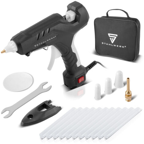 STAHLWERK HKP-100DT ST pistola de cola caliente con válvula antirretorno y 100 vatios