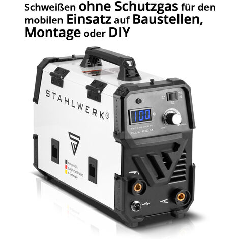 STAHLWERK FLUX 100 M soldadora de hilo tubular con alimentador de hilo