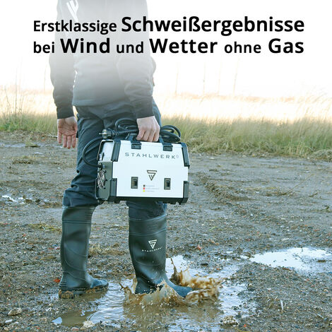 STAHLWERK FLUX 100 M soldadora de hilo tubular con alimentador de hilo